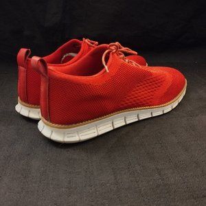 Franco Vanucci Red Knit Sneaker Oxford Size 12